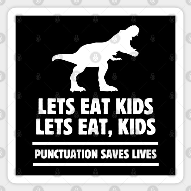 Punctuation Matters Sticker by Low Life Shirts